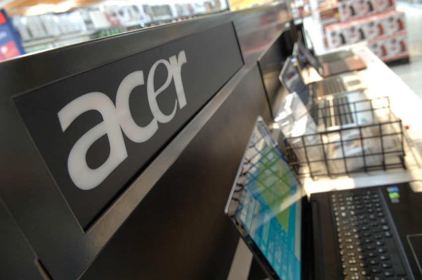 Acer display in store