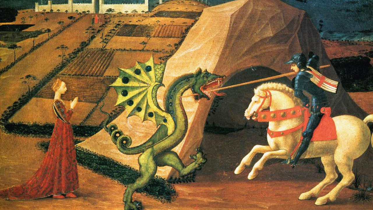 Paolo Uccelloの絵画「聖ジョージとドラゴン」 Paolo Uccelloの絵画「聖ジョージとドラゴン」