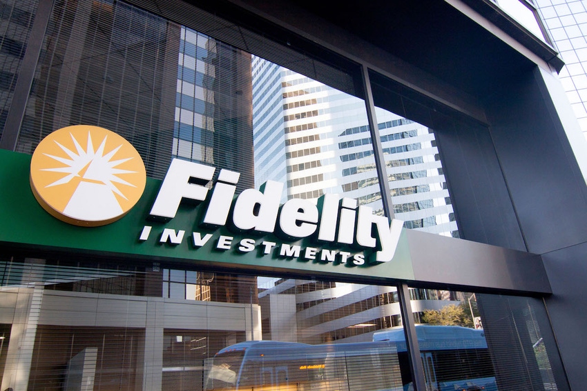Fidelity Investments signage on a building