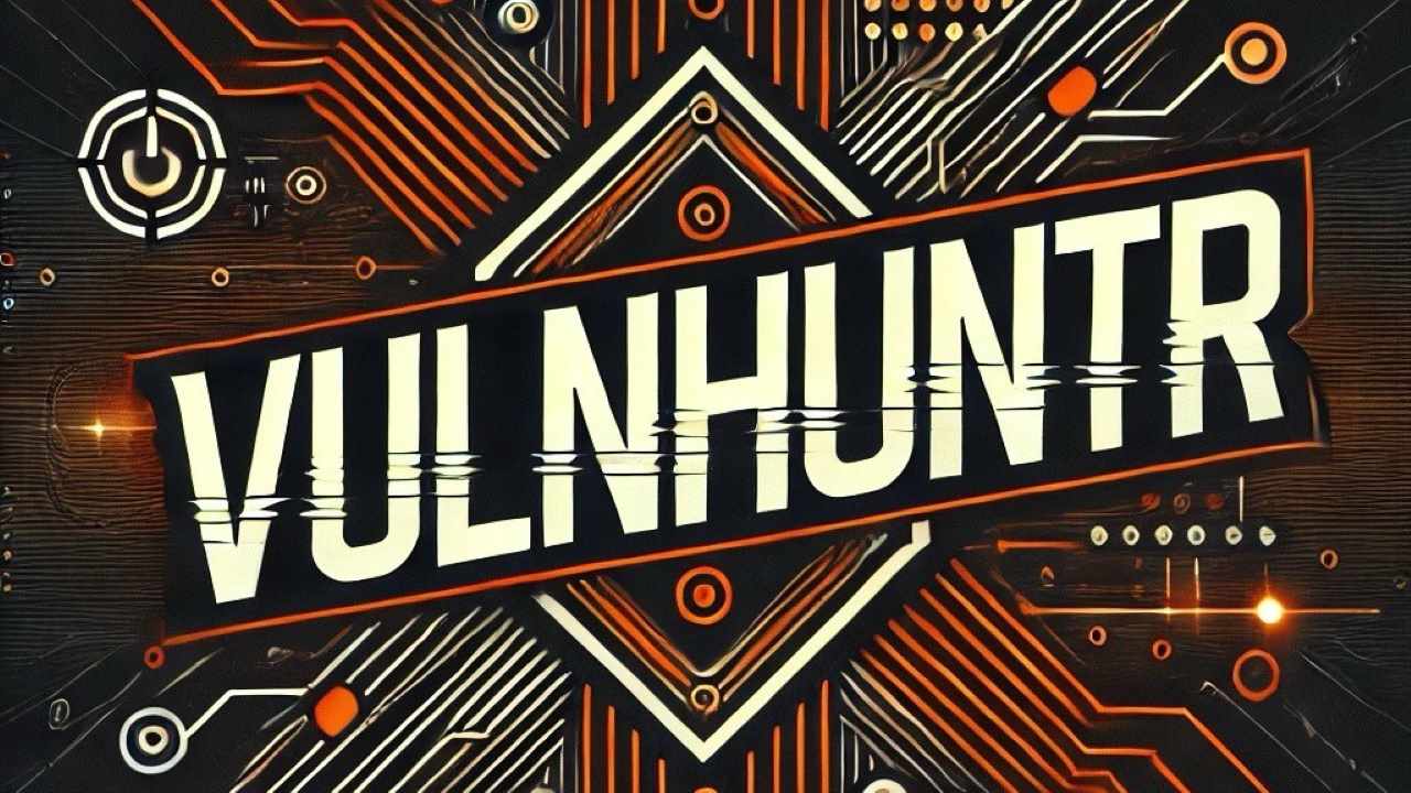 A stylized chip design with the words Vulnhuntr across. A stylized chip design with the words Vulnhuntr across.