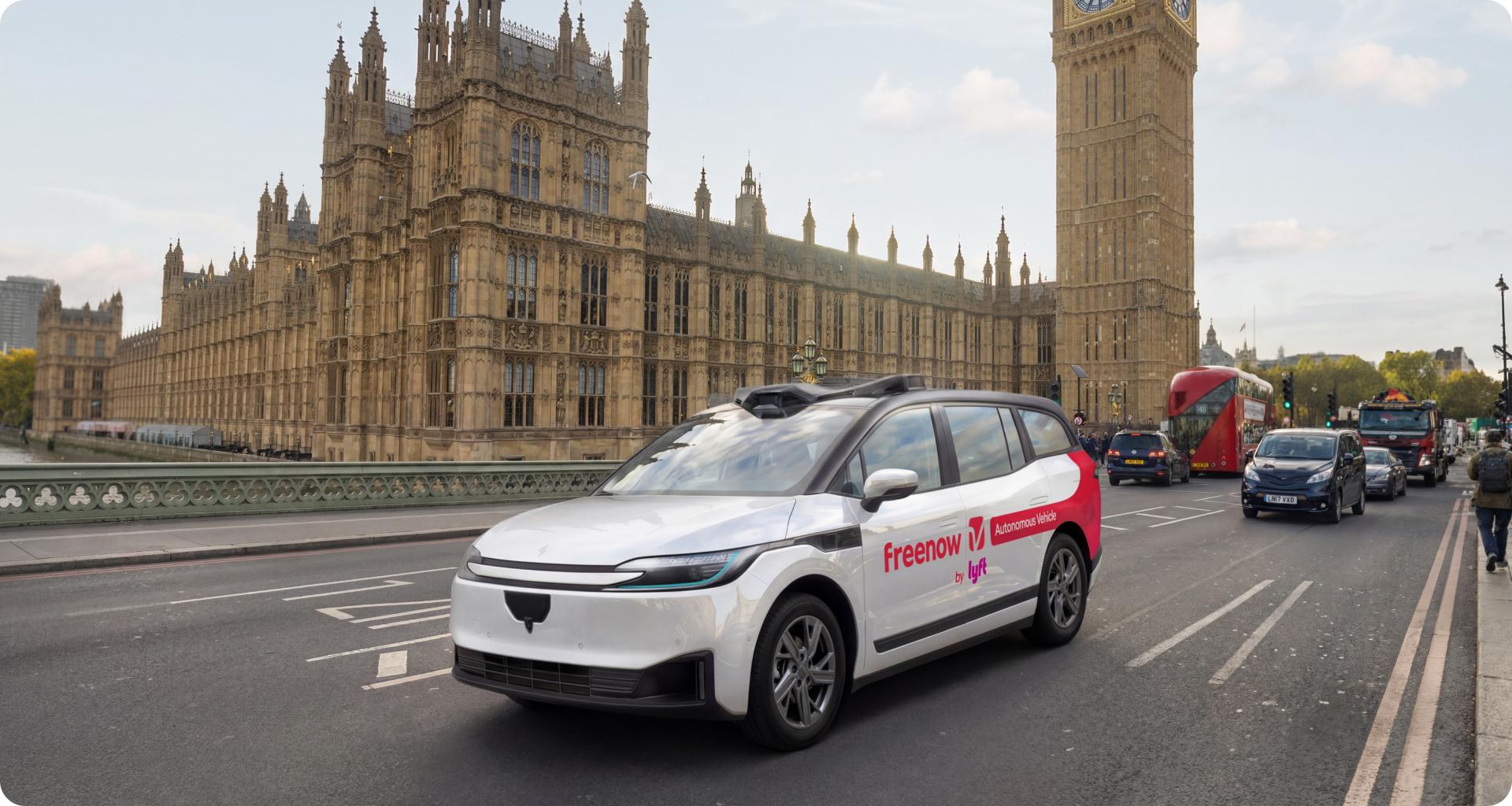Freenow by Lyft Autonomous Vehicle