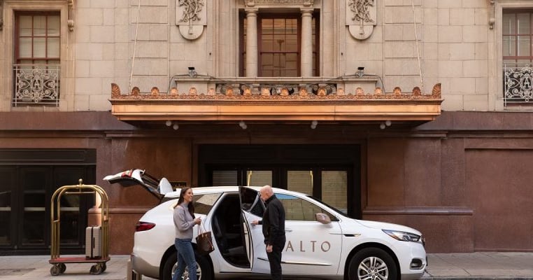 Employee-driven rideshare driven by telematics