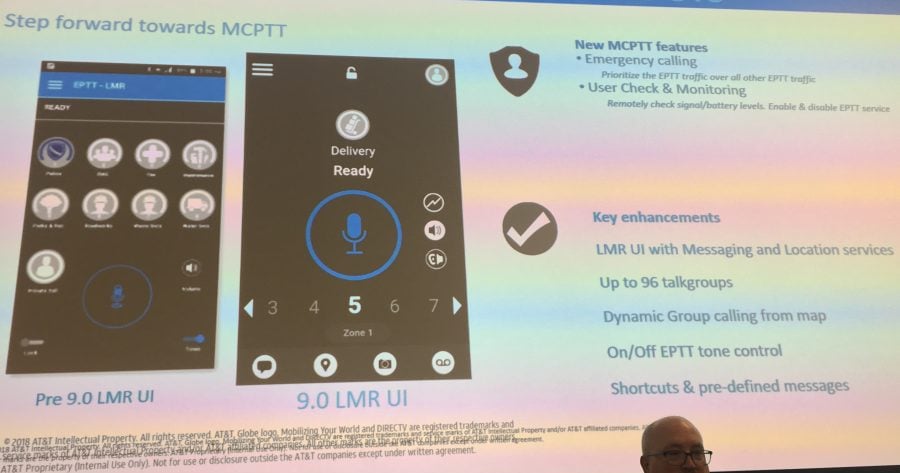 AT&T FirstNet highlights new EPTT features, future promise of MCPTT