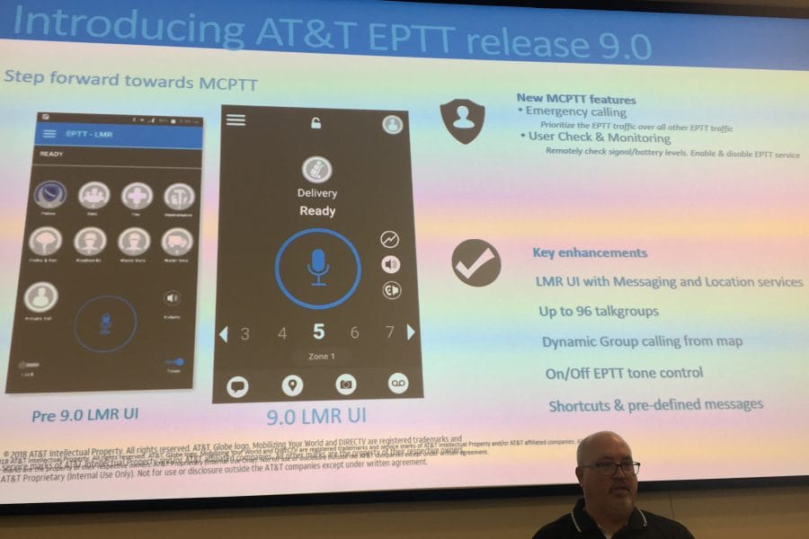 AT&T FirstNet highlights new EPTT features, future promise of MCPTT