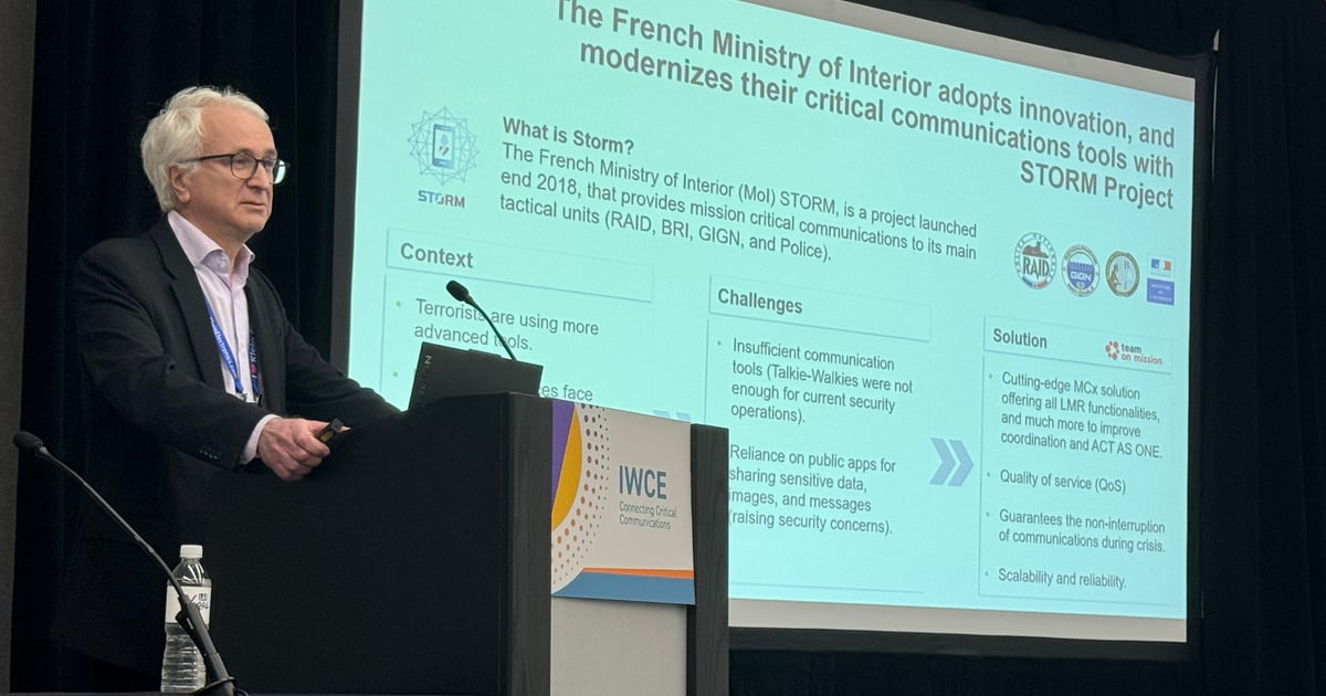 Streamwide Streamwide CEO touts MCPTT success for police during Olympics in France