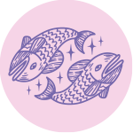 Illustratie van het sterrenbeeld Vissen