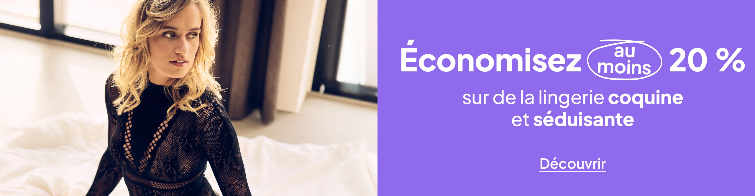 Économisez au moins 20 % sur de la lingerie desktop