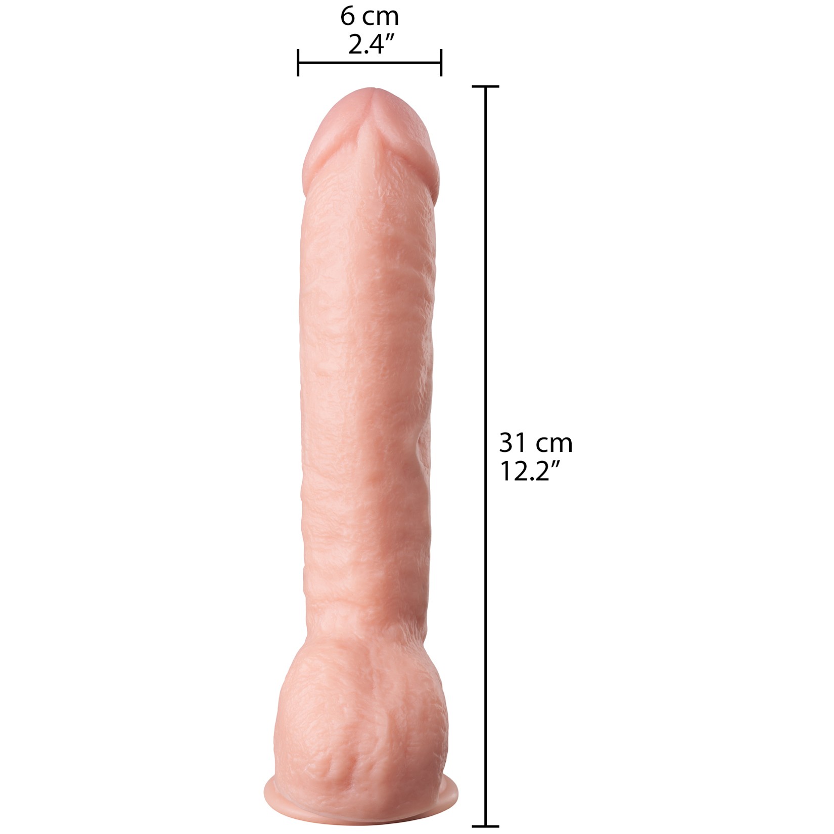 Willie City Aidonkaltainen Dildo 31 cm 1