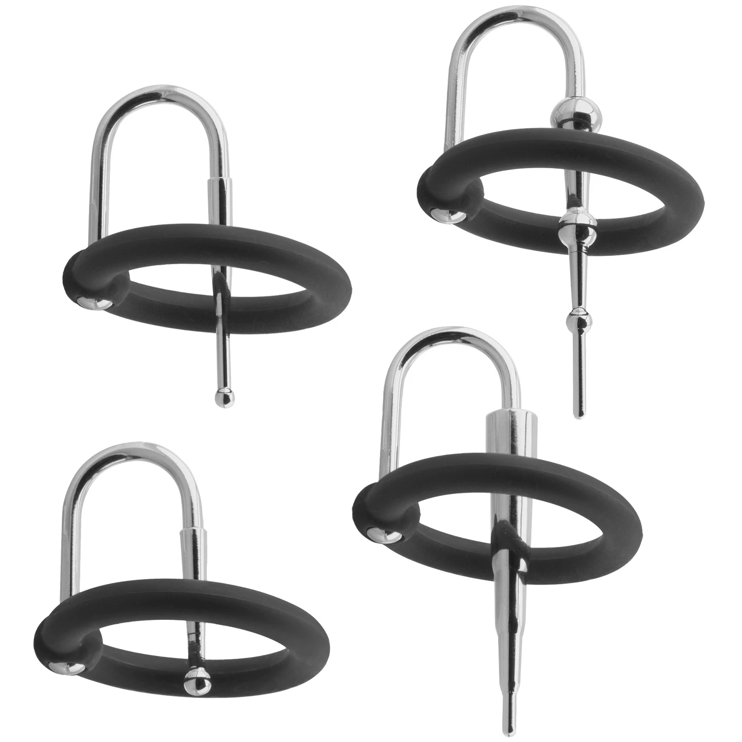 Kink Penis Ring og Plugg Sett var 1