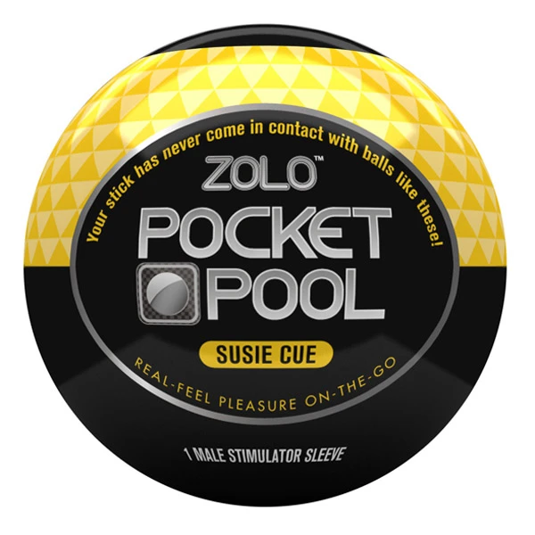Zolo Pocket Pool Susie Cue Onani Håndjob var 1