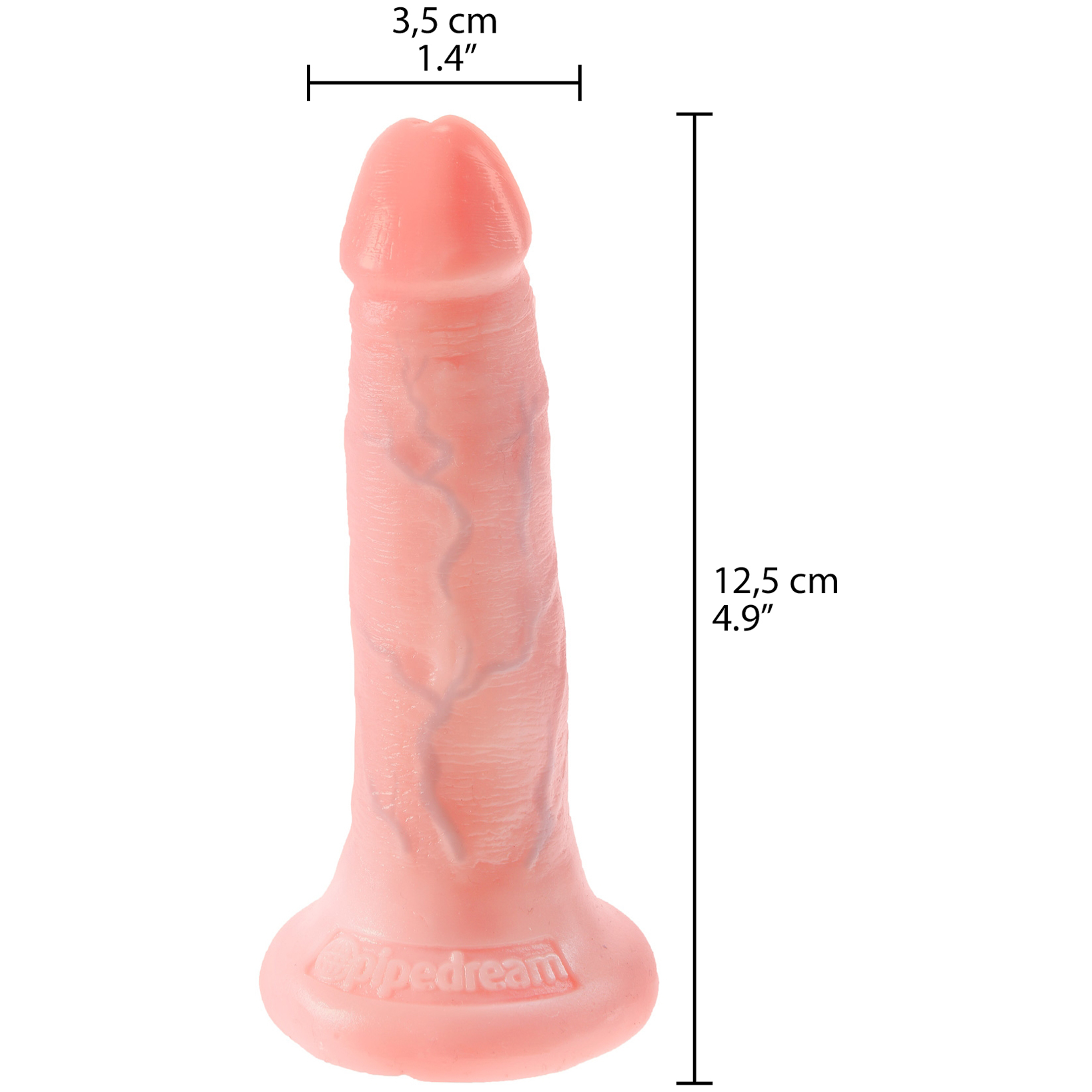 King Cock Realistic Dildo 4.9 Inch var 2