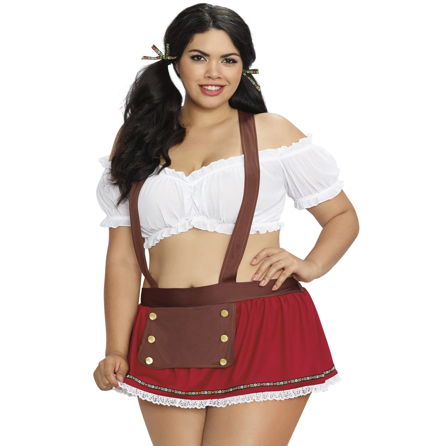 Dreamgirl Heidi Kostume Plus Size var 1