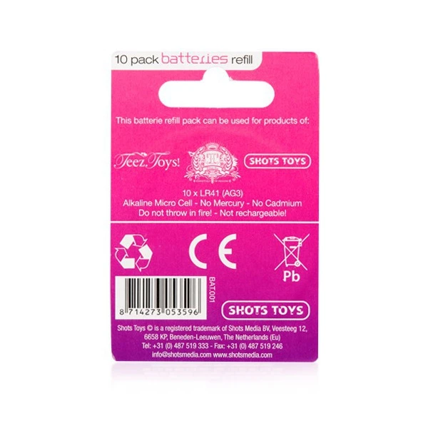 Shots Toys Batterier LR41 AG3 10 stk 1