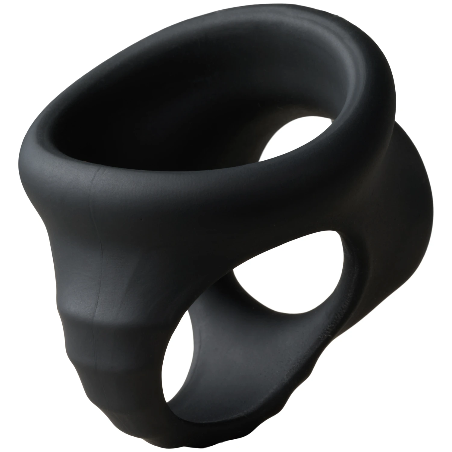 MR.MEMBR Trapped Penisring med Ball Divider var 1