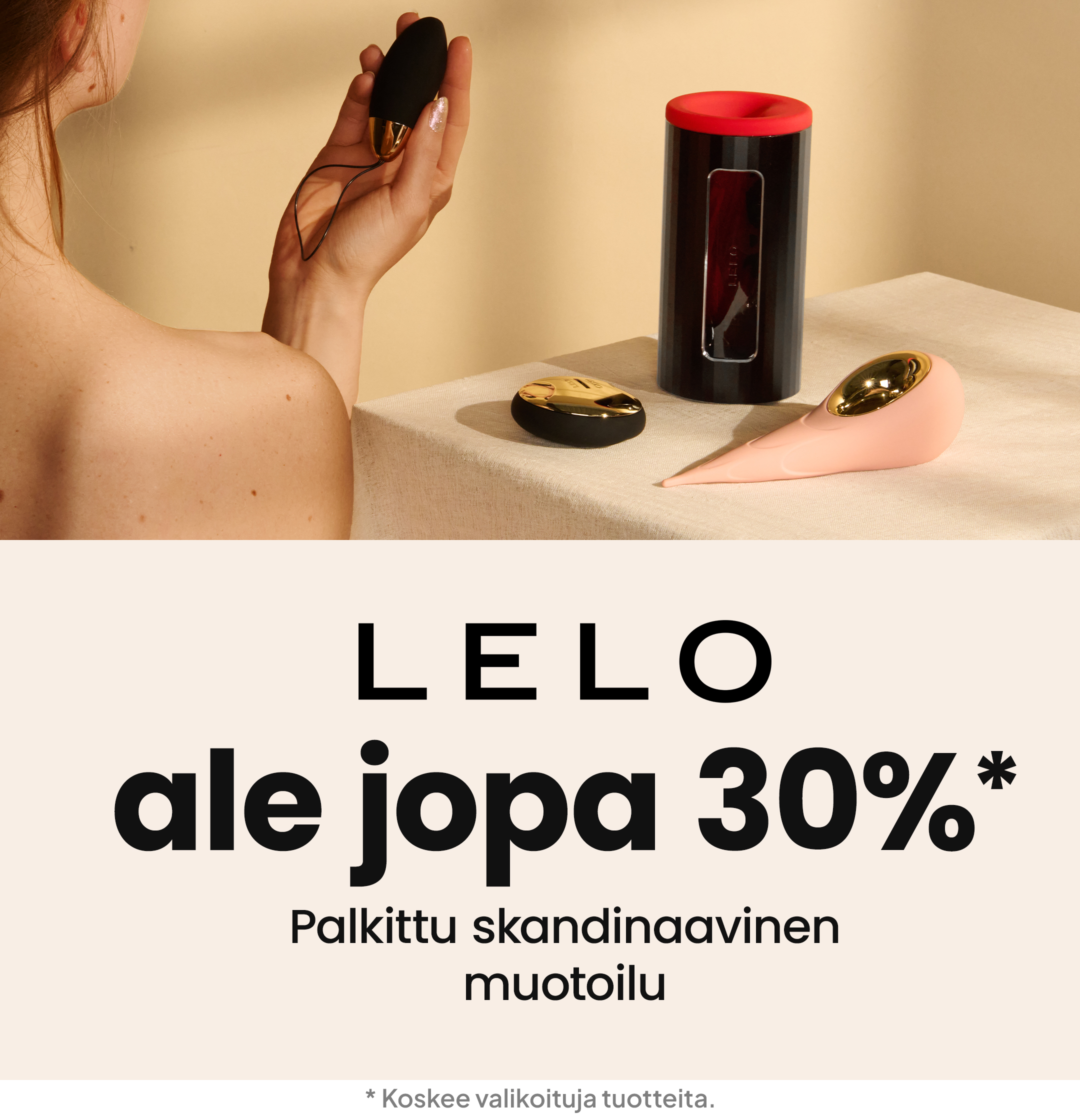 LELO – ale jopa 30%* mobile