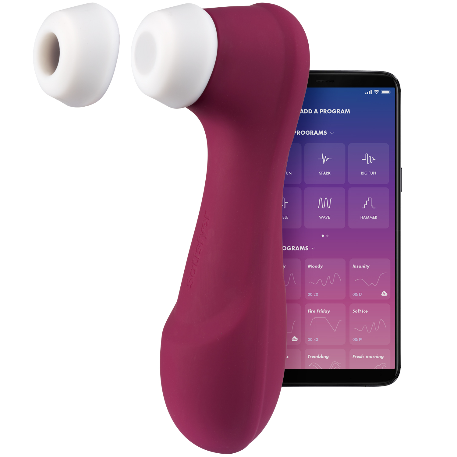 Satisfyer Pro 2 Generation 3 Liquid Air App-Styret Klitoris Stimulator   - Lilla thumbnail