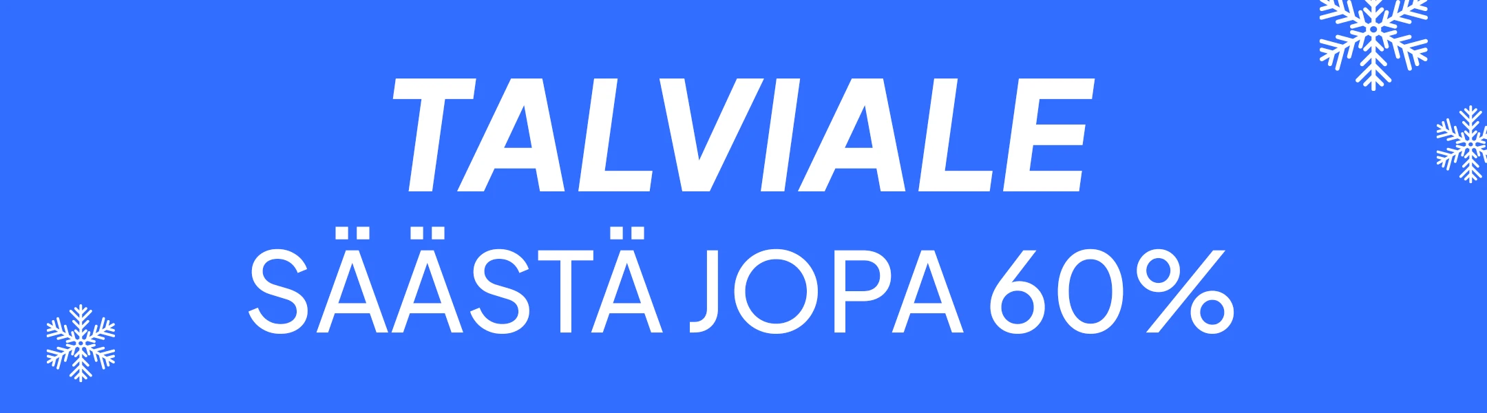 Talviale - Säästä jopa 60% mobile