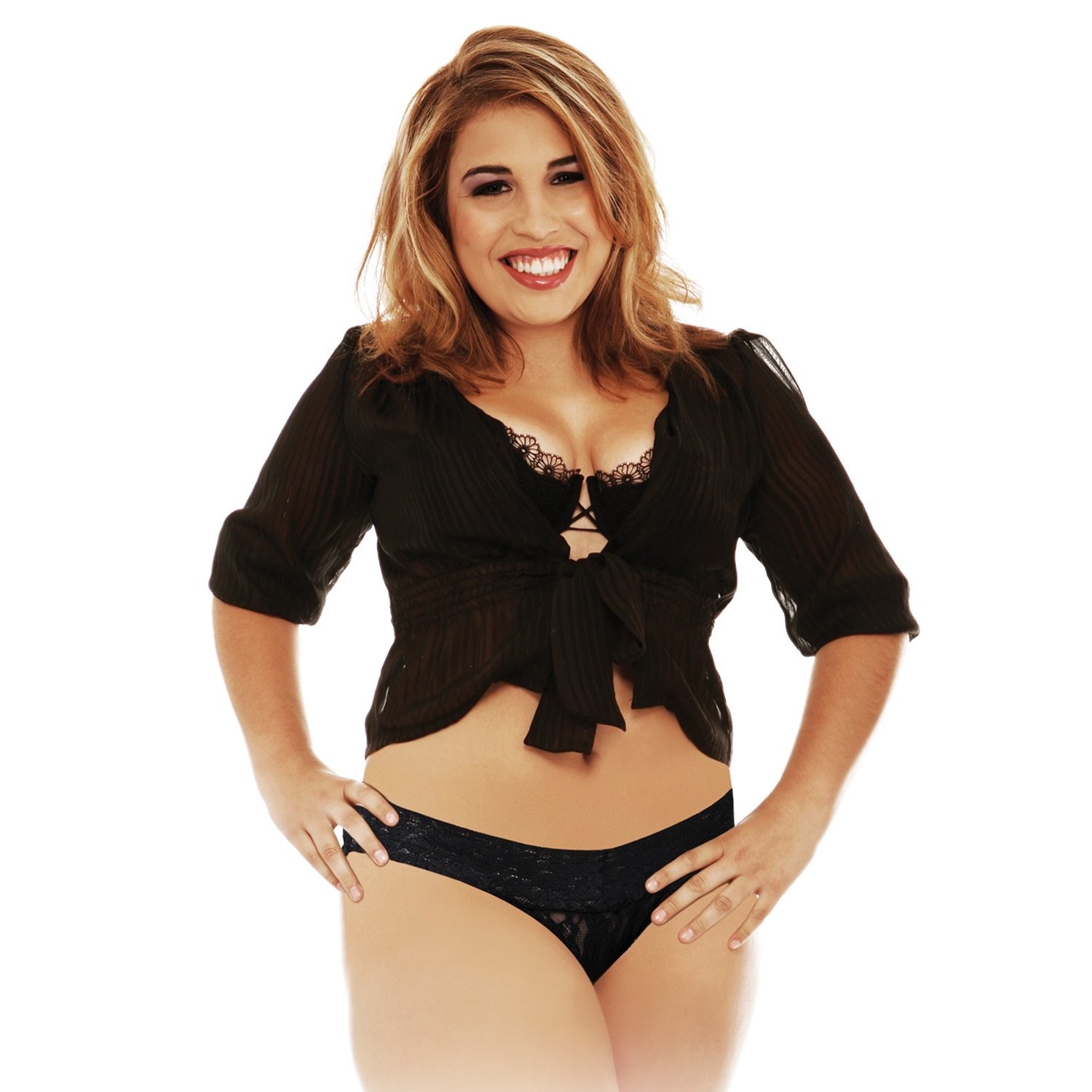 Hanky Spank Me Vibrerande Trosa Plus Size var 1