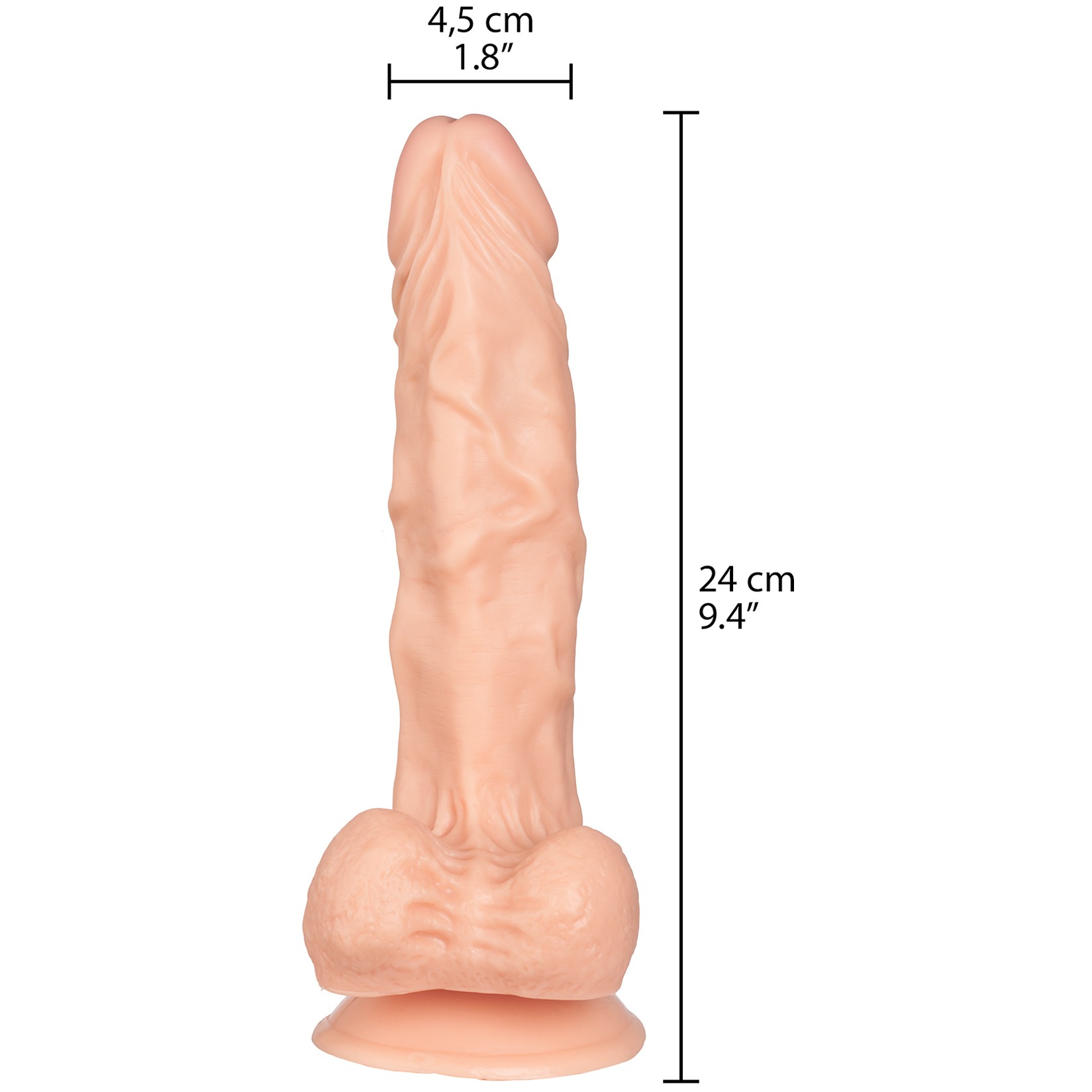 Willie City Realistische Vibrator 24 cm met Afstandsbediening 1