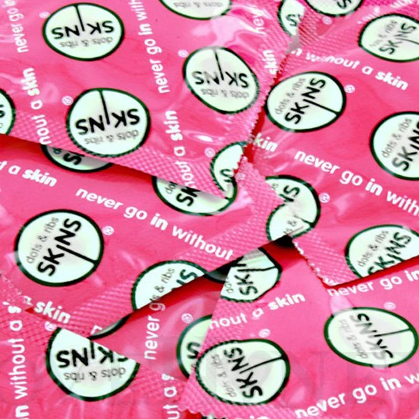 Skins Dots & Ribs Kondomer 500 stk. var 1