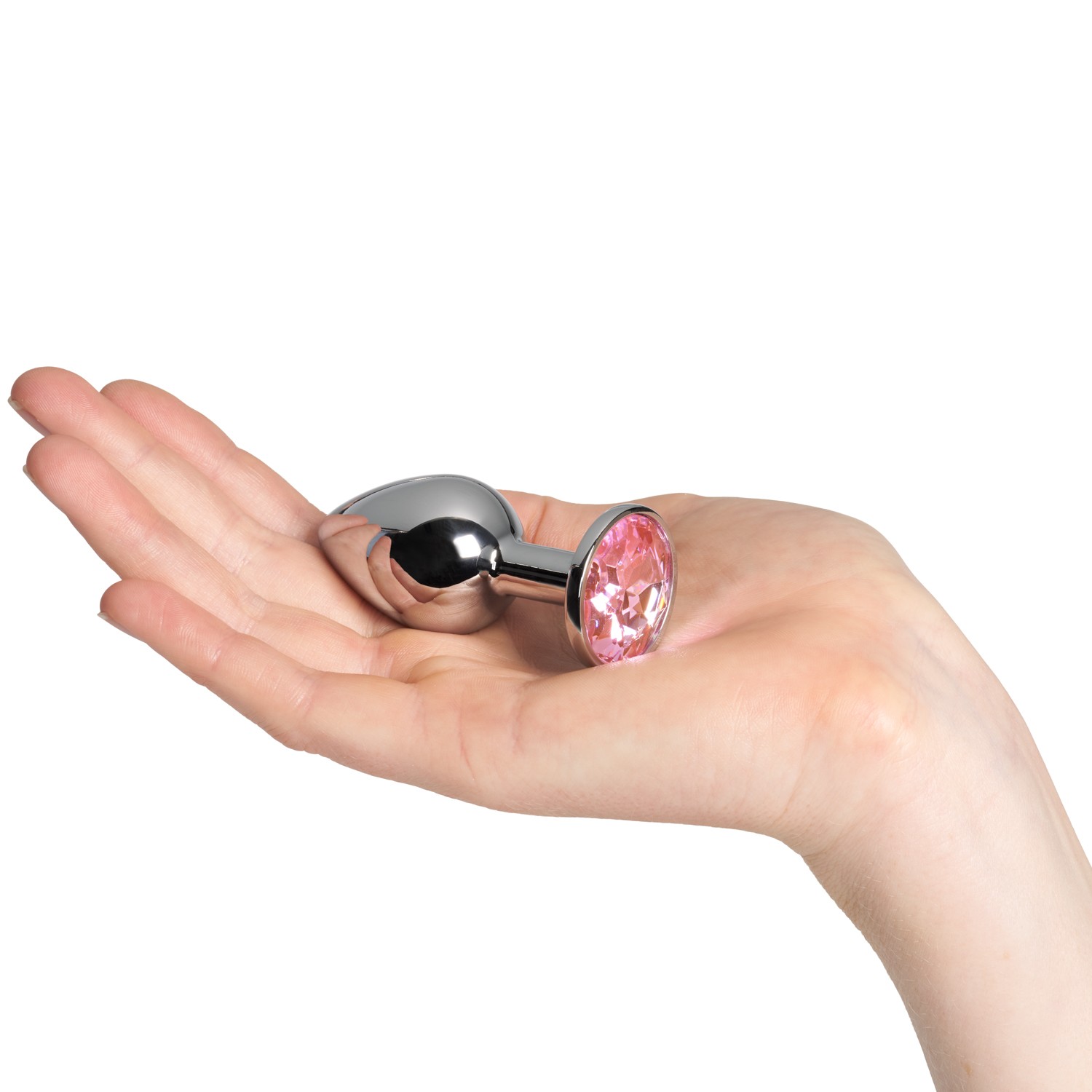 Sinful Pink Jewel Metall Analplug Klein 1