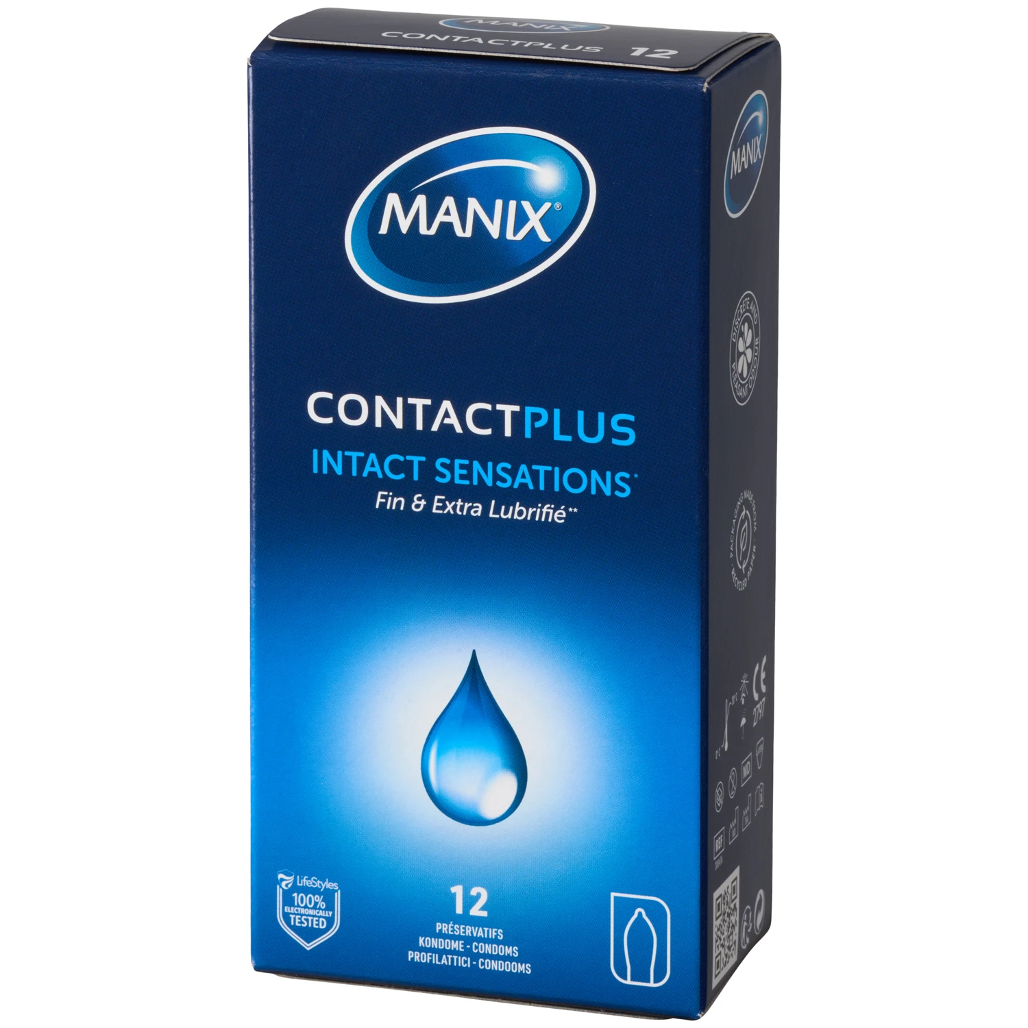 Manix Contact Plus Kondomit 12 kpl var 1