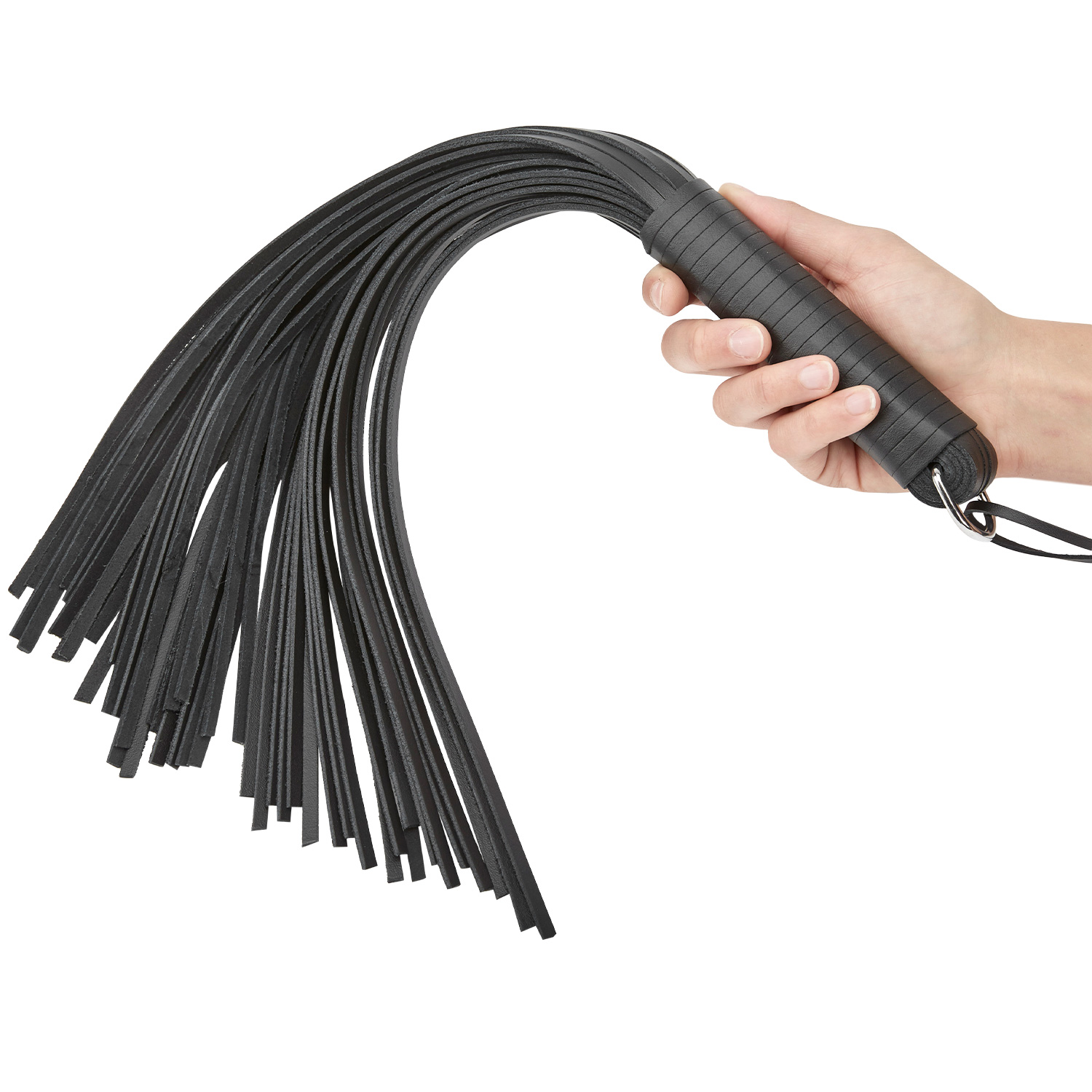 XX-DreamsToys Sort Læder Pisk 47 cm 1