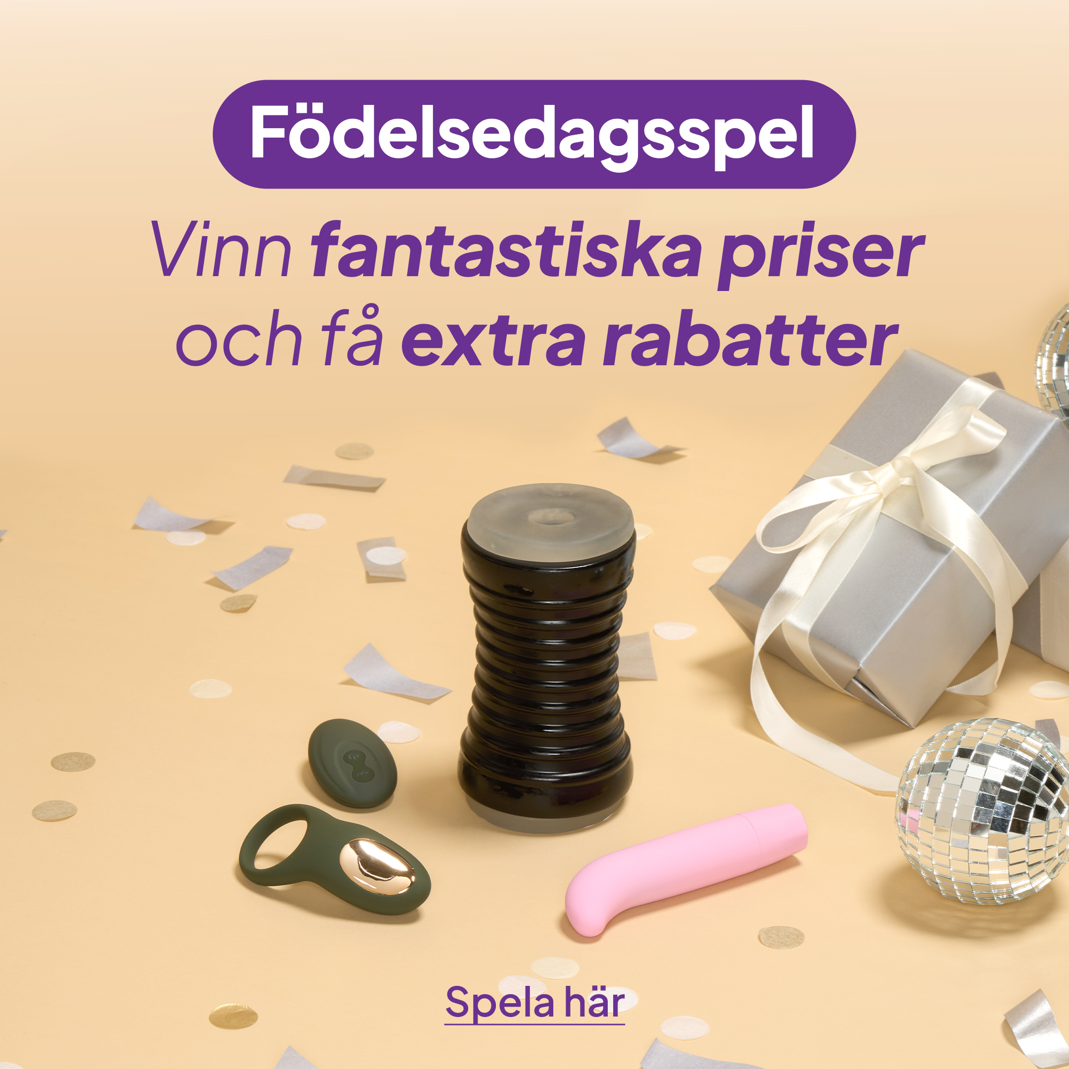 Födelsedagsspel - Vinn fantastiska priser och få extra rabatter mobile