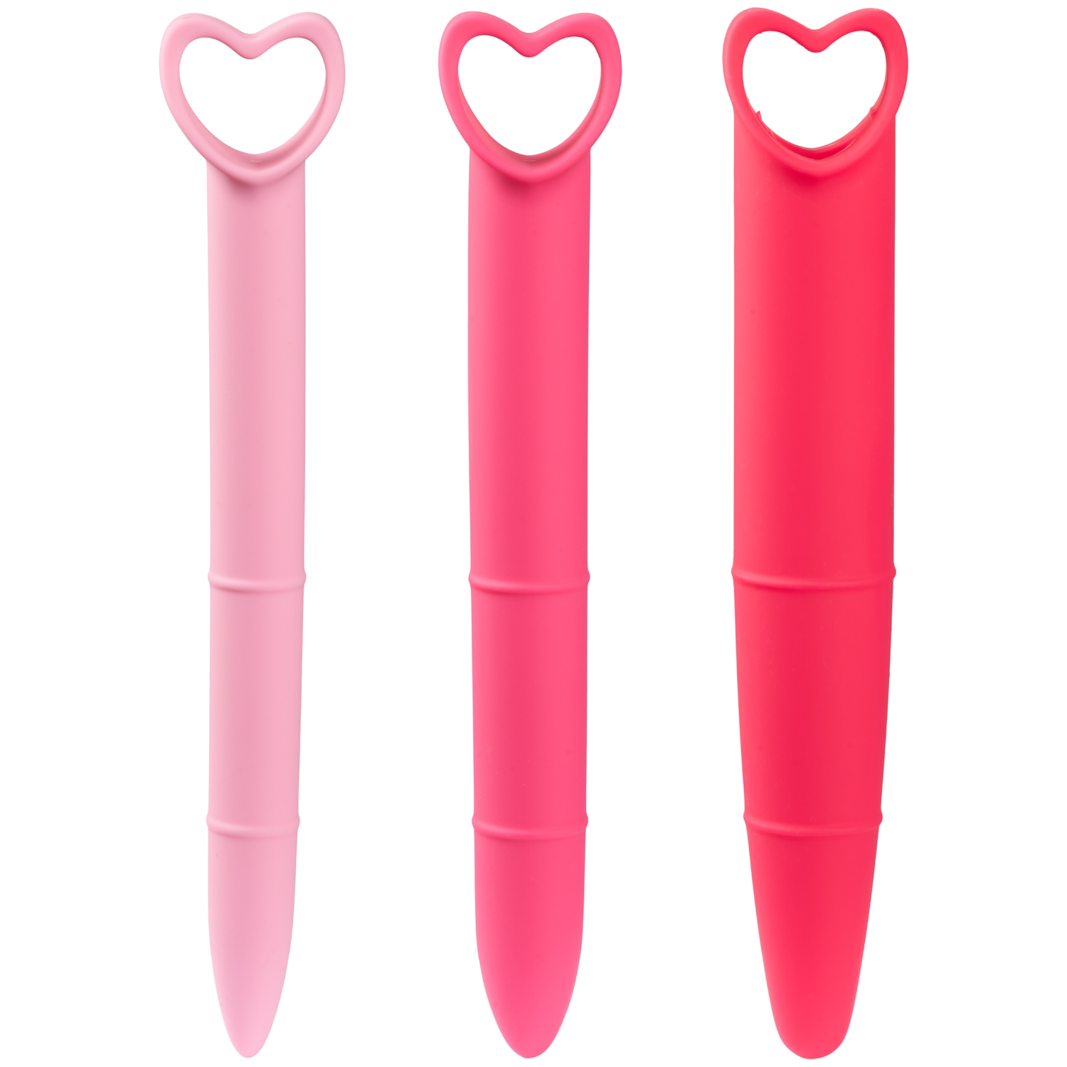 Mae B. Intimate Health Silikone Vaginal Dilator Sæt 3 stk - Pink