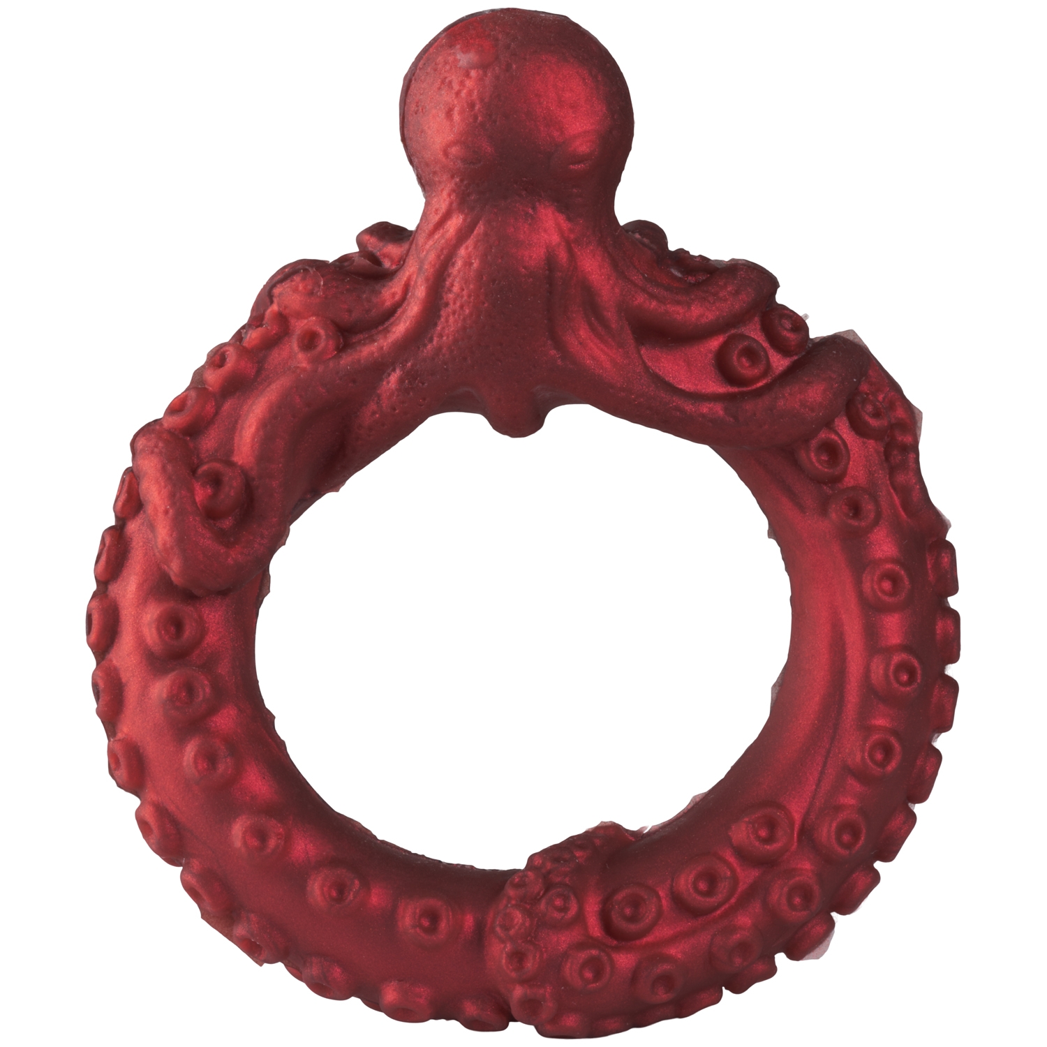 Fantasm Tales Octopus Penisring - Rød thumbnail