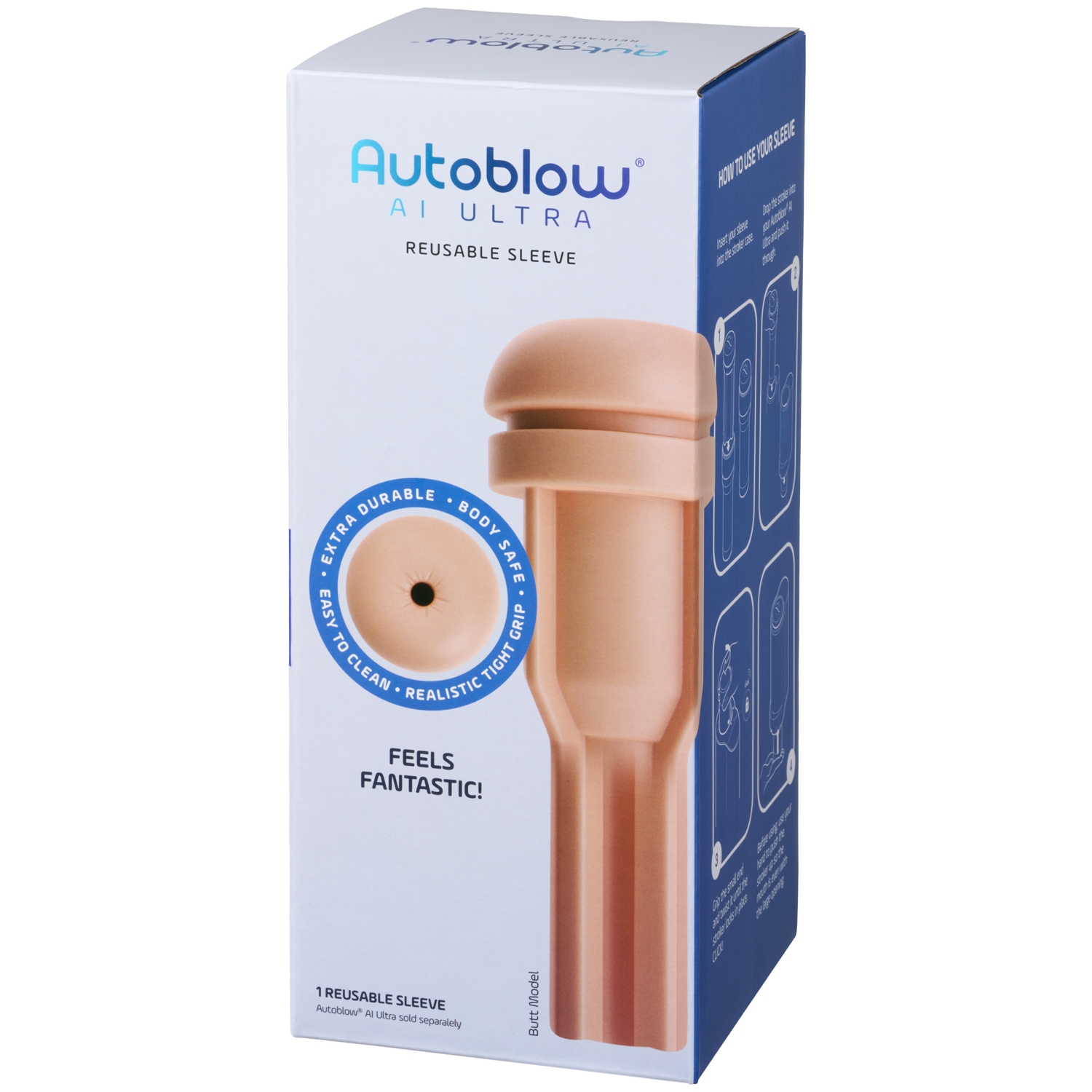 Autoblow AI Ultra Blowjob Anus Sleeve - Shop here - Sinful UK