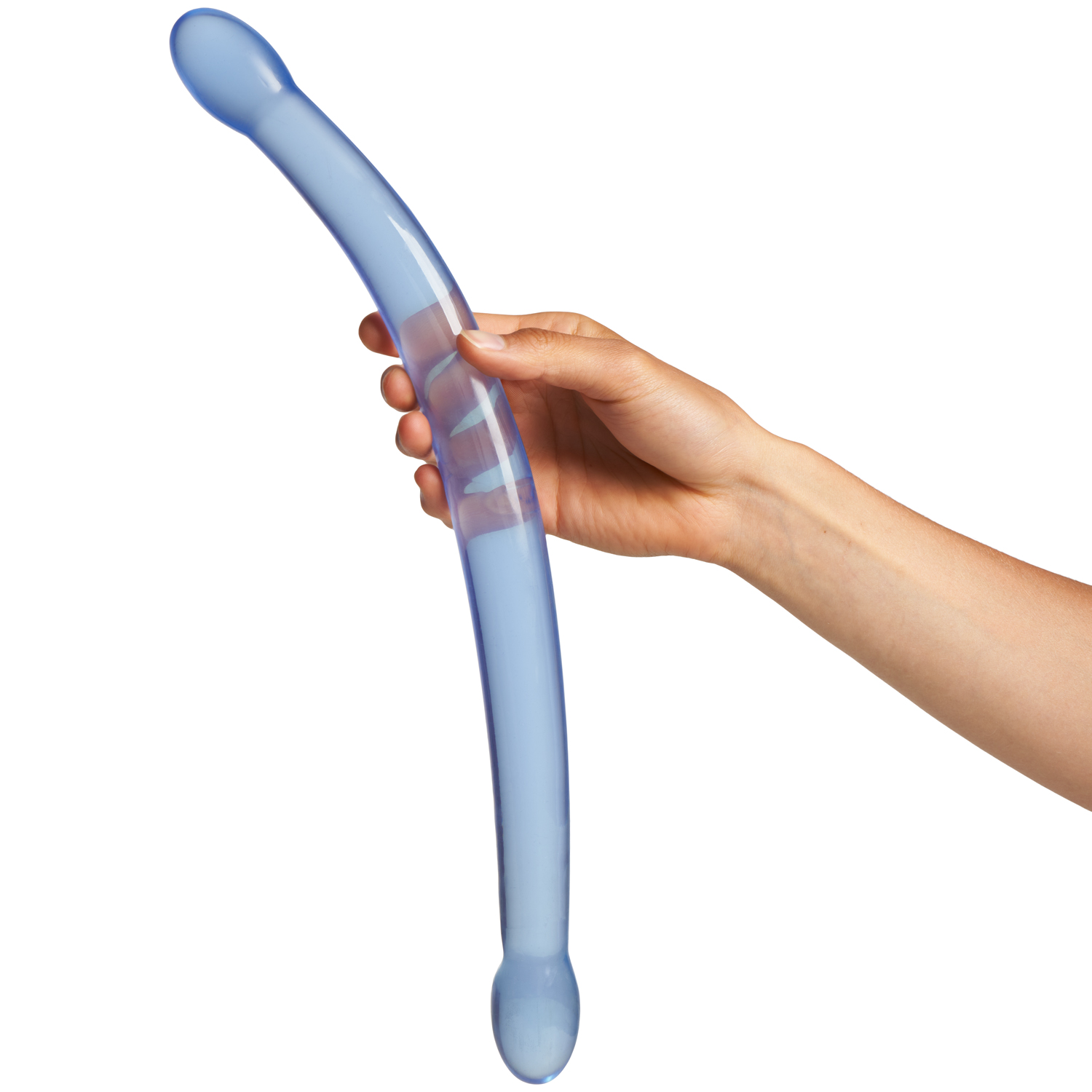 RealRock Crystal Clear Double-Ended Dildo 42 cm 1