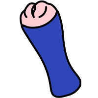 Illustration af en masturbator
