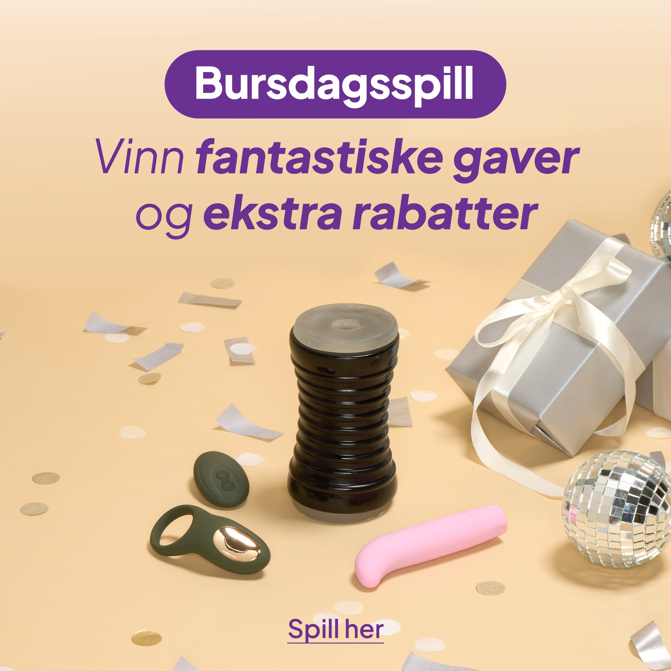 Bursdagsspill - Vinn fantastiske gaver og ekstra rabatter mobile