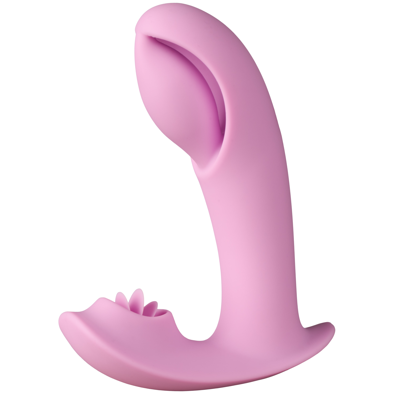 baseks Bouncing G-spot and Clitoral Licking Vibrator - Ljusrosa