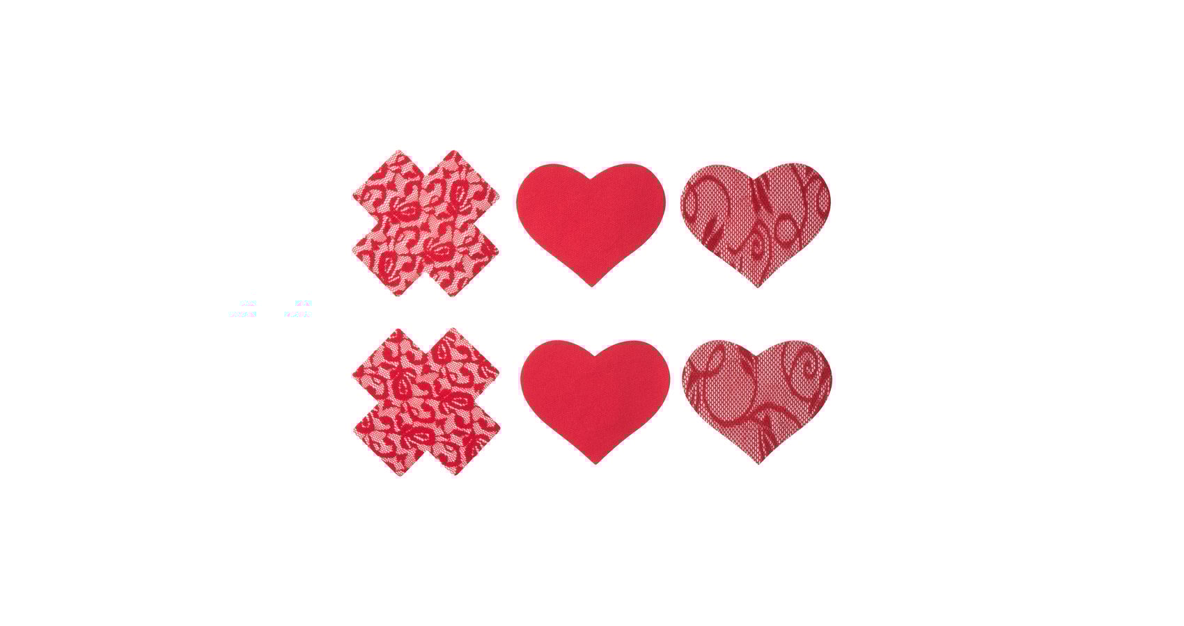 baseks Cache-tétons Adhésifs Pack de 3 | Sinful