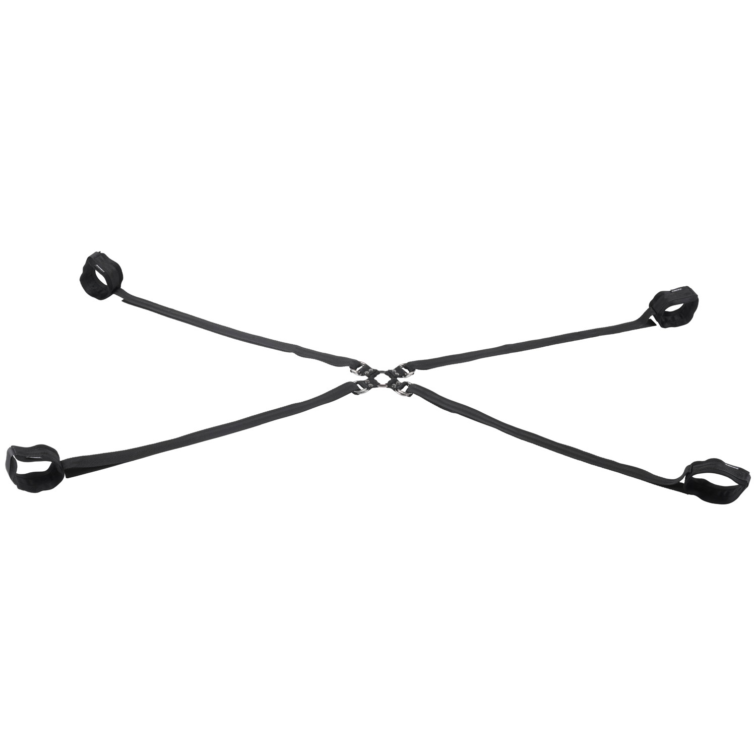 Sportsheets Velvet Noir Hogtie & Manchetter Bondagesæt var 1