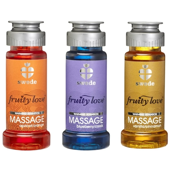 Swede Smakstilsatt Massasjeolje 3 Pack var 1
