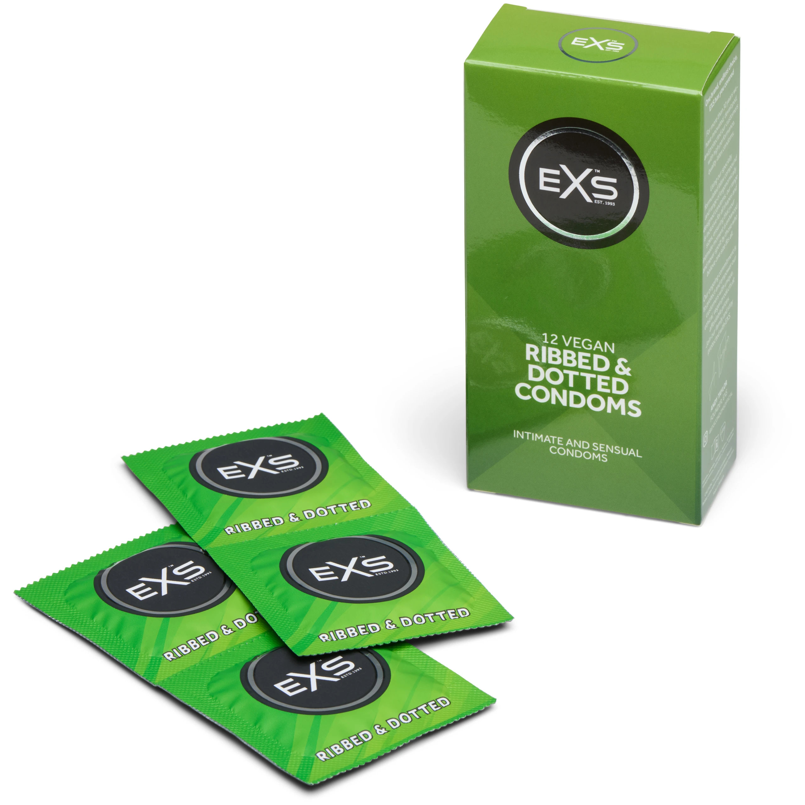 EXS 3in1 Comfy fit Préservatifs Nervurés et à Picots 12 pcs var 1
