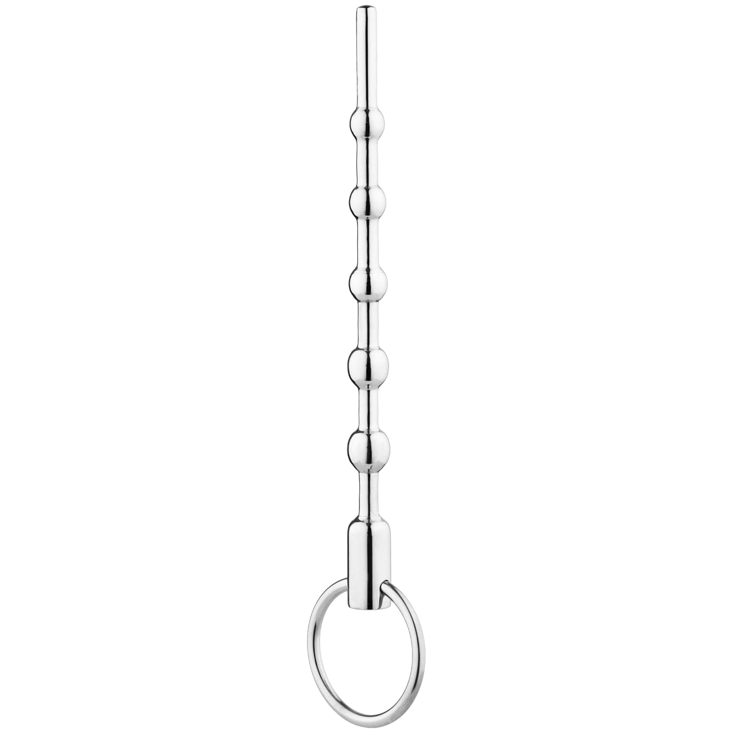 Kiotos Steel Solid Spaced Beads Penis Stick Penisplugi 1