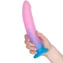 Baseks Gradient Glitter Stor Blå Dildo 22,5 cm 3
