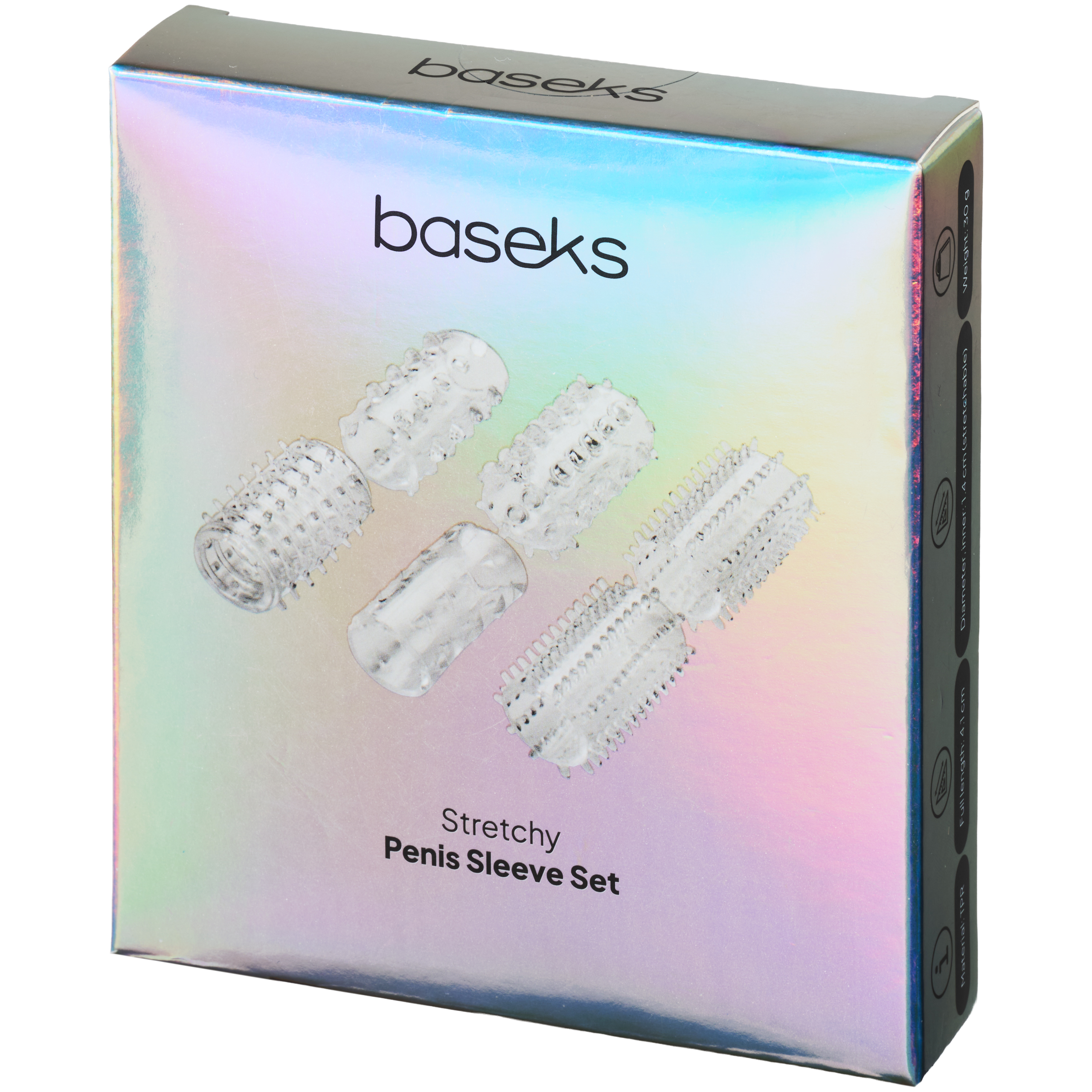 Baseks Stretchy Penis-Sleeve-Set - Hier kaufen - Sinful Baseks Stretchy Penis-Sleeve-Set - Hier kaufen - Sinful