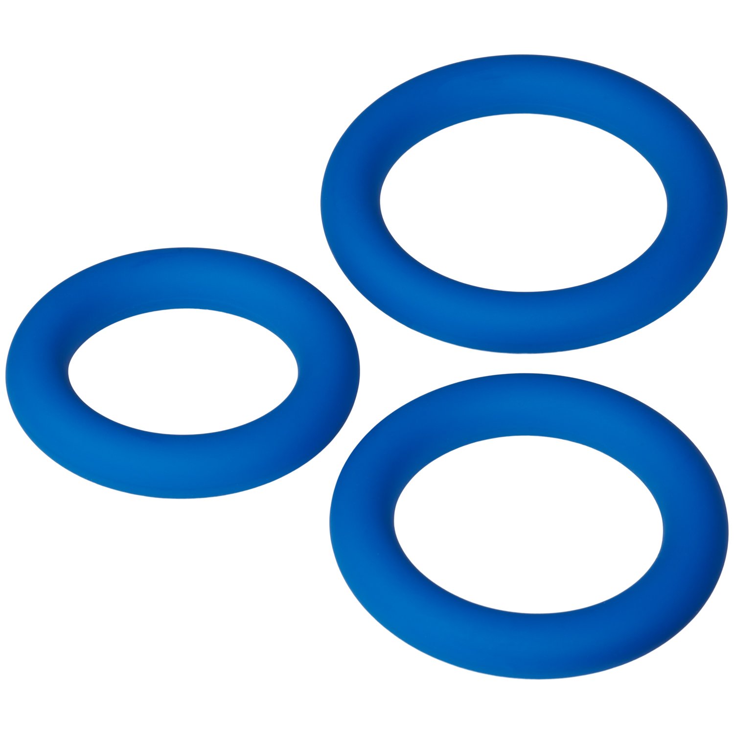 MR.MEMBR Extra Thick Cock Ring Sæt Blå - Blue