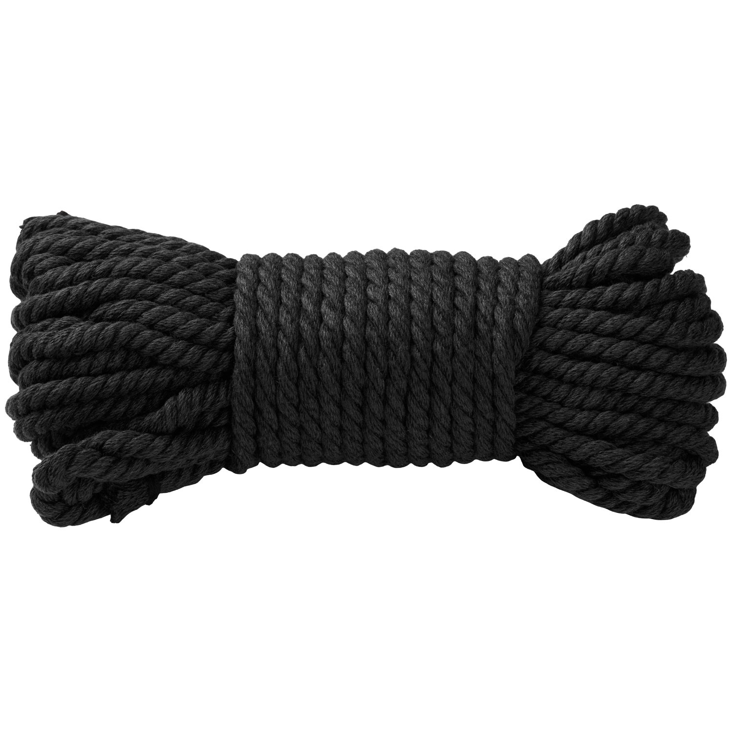 Merci Doc Johnson Bind & Tie 6 mm Bondage Hampereb 15 m - Black Merci Doc Johnson Bind & Tie 6 mm Bondage Hampereb 15 m - Black