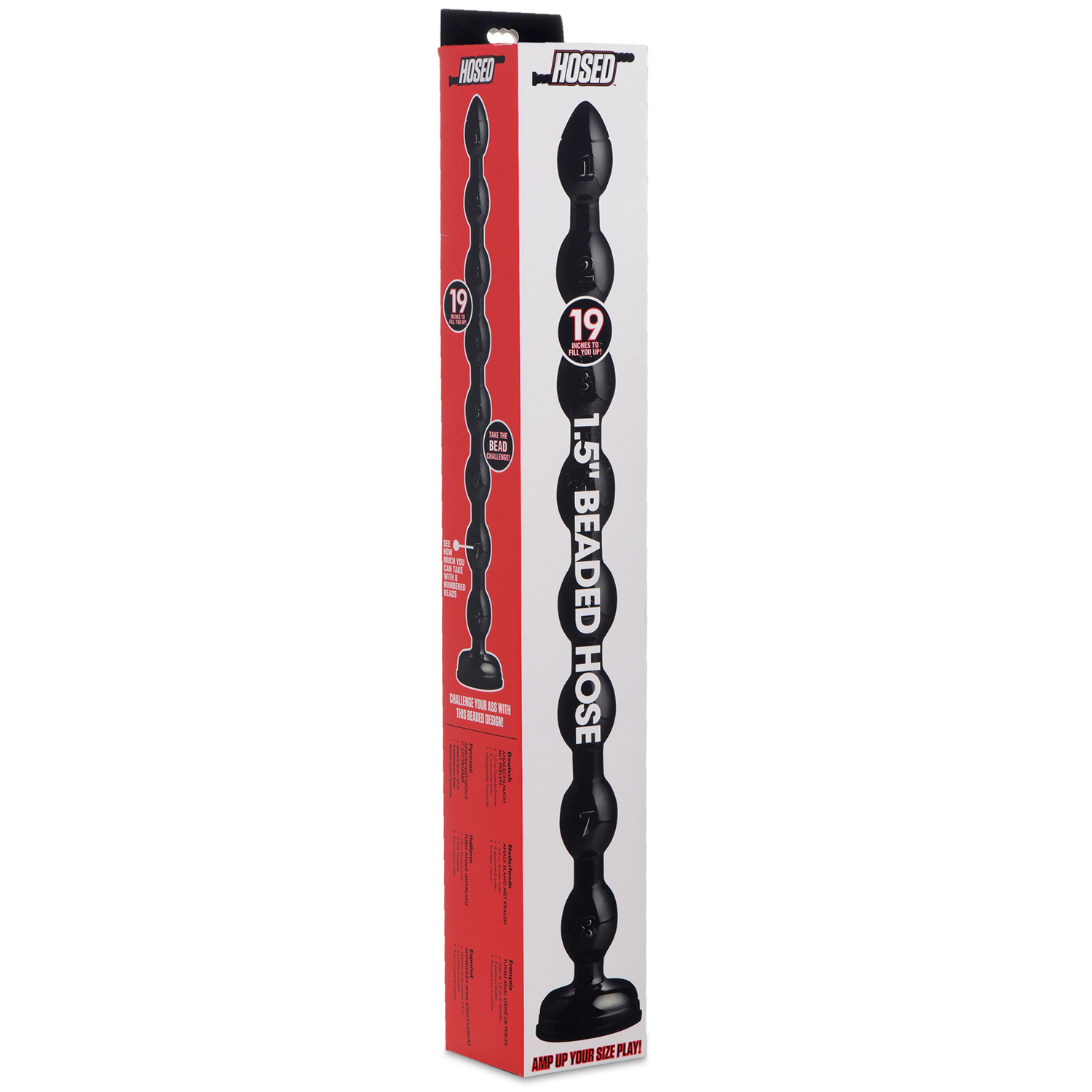 Hosed Snake Anal Chain with Numbers Small 49 cm - Sinful.com