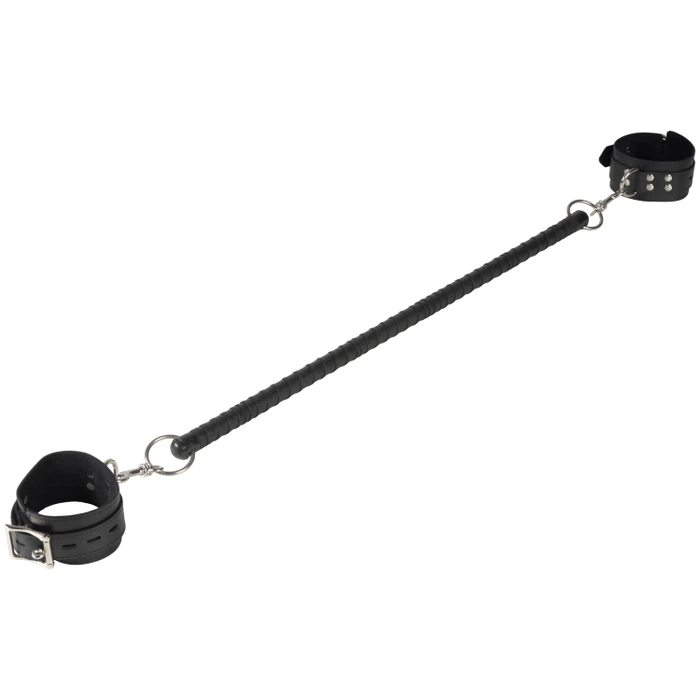 Strict Leather Wrapped Spreader Bar with Cuffs var 1