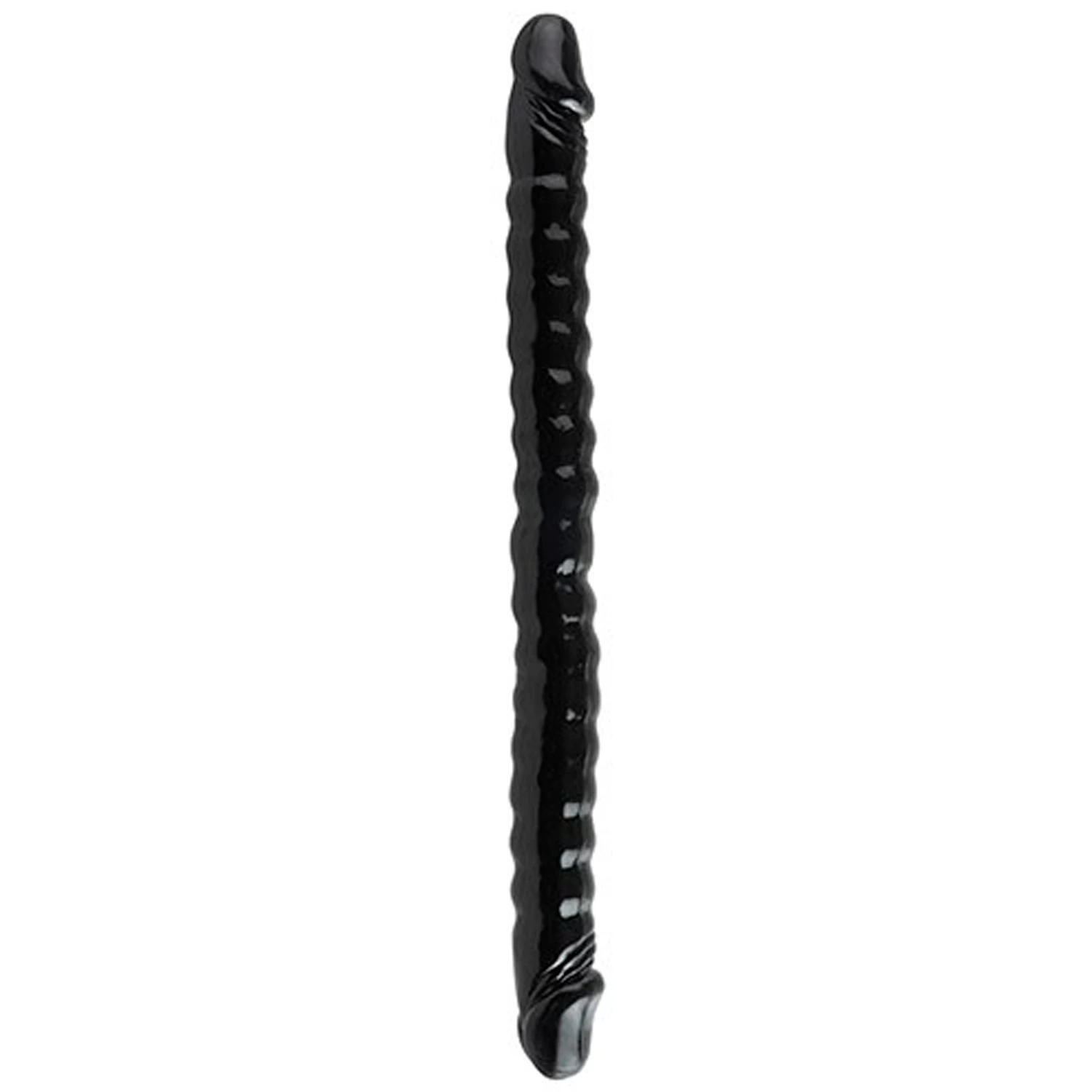 Basix Rubber Works Rillet Dobbeltdildo 46 cm var 1
