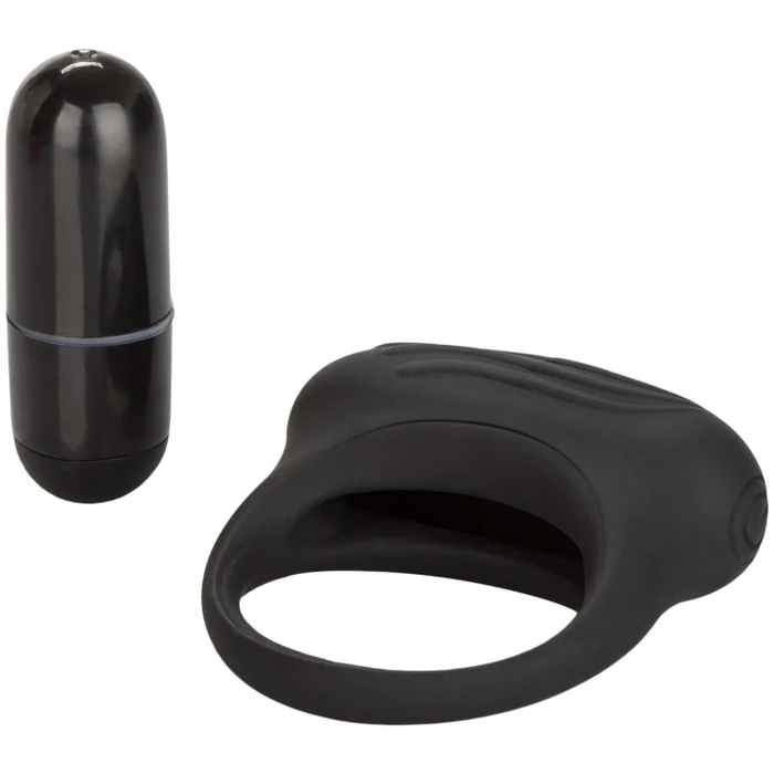 CalExotics Silicone Lovers Arouser Cock Ring With Vibrator var 1