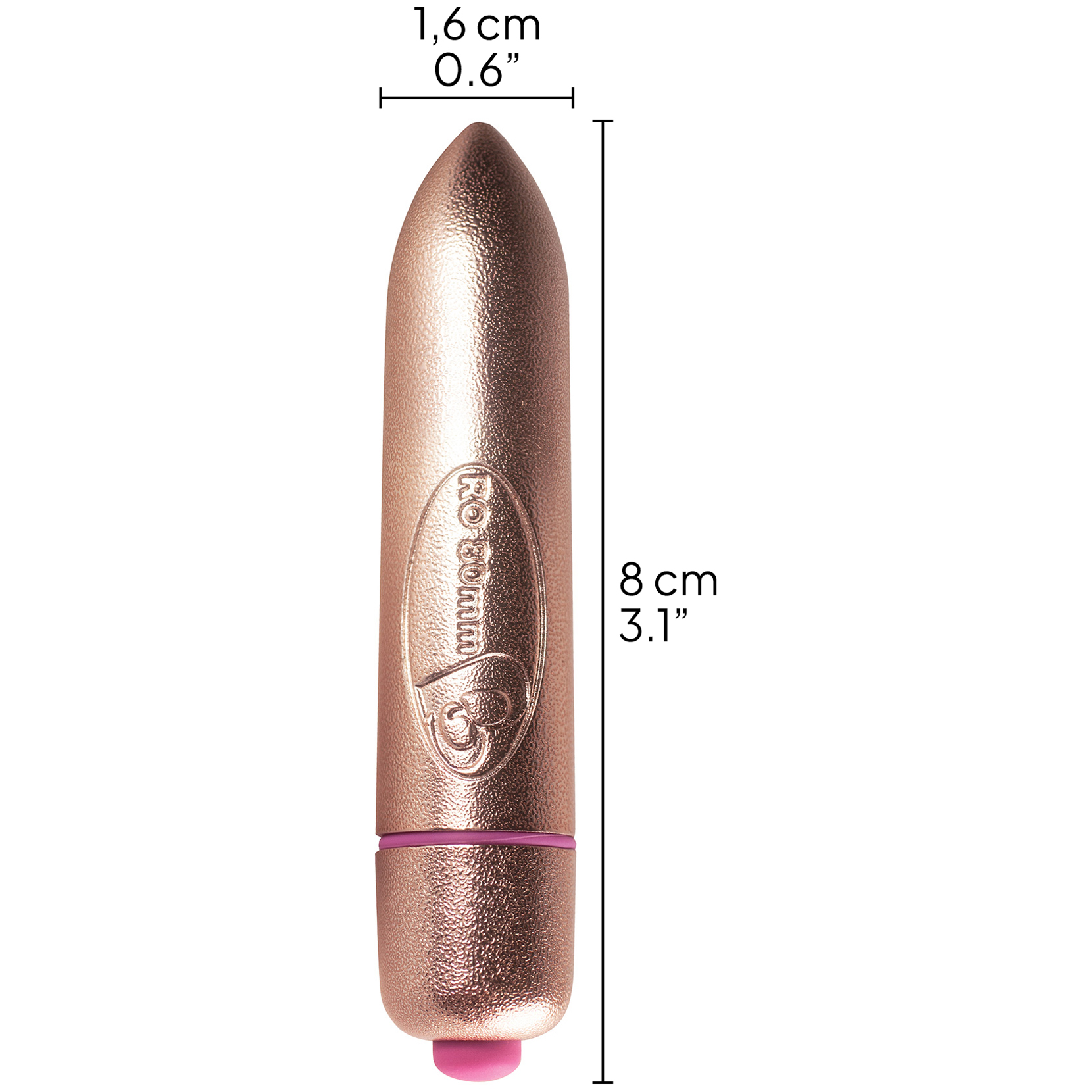 Rocks Off RO-80 mm Vibromasseur Bullet 7 Vitesses var 4