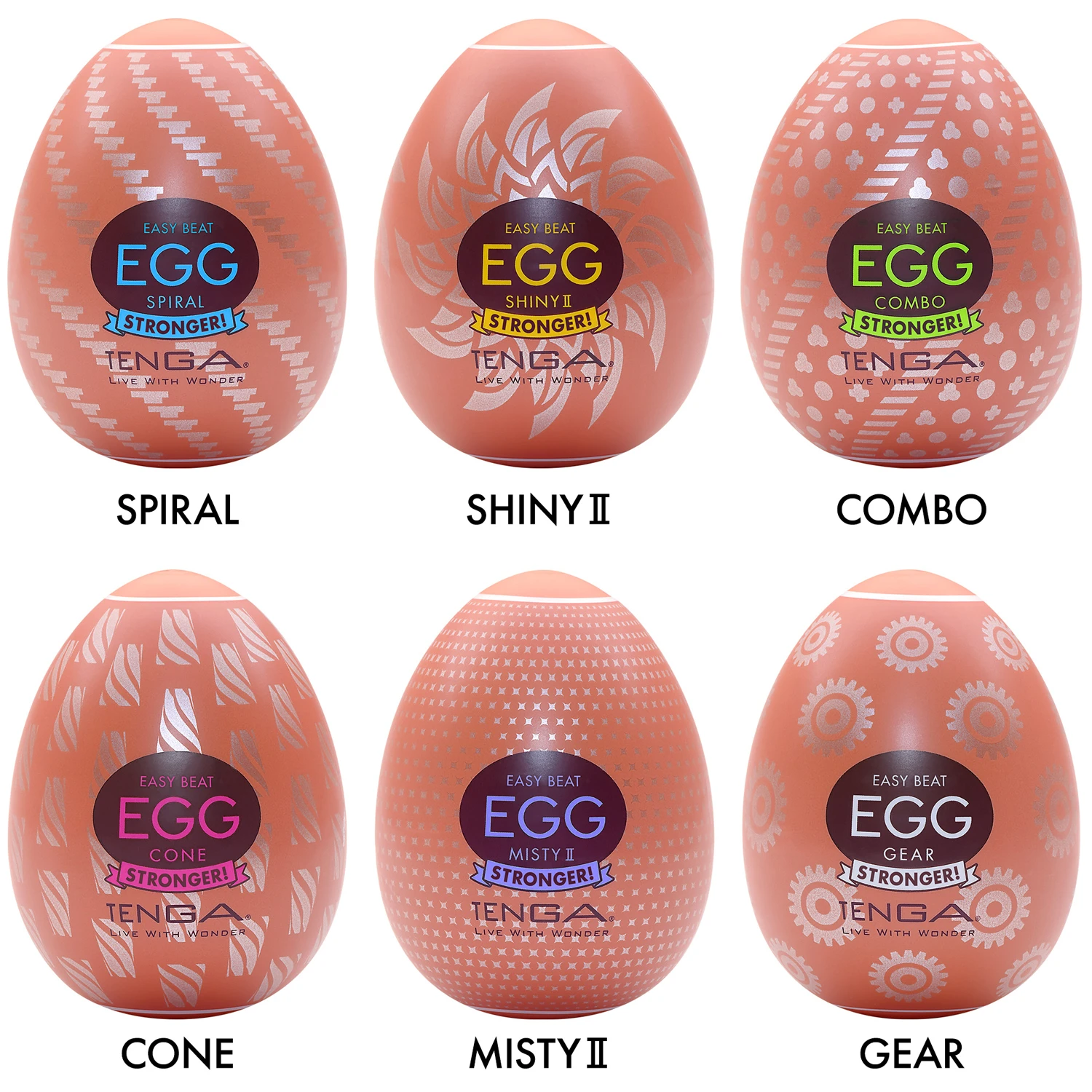 TENGA Egg Easy Beat Hard Boiled Pakke II var 2
